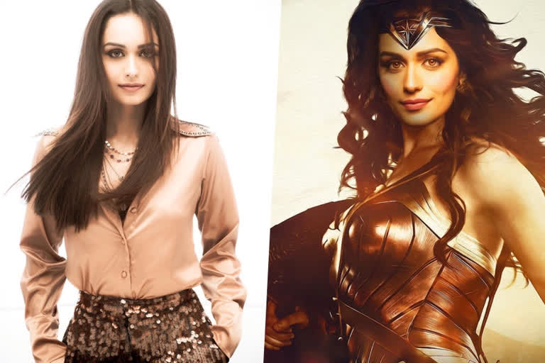 Manushi Chillar surprises fans as she turns into Wonder Woman  Manushi Chillar surprises fans as she turns into Wonder Woman