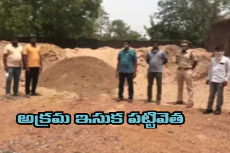 Task force officers Seize Illegal Sand