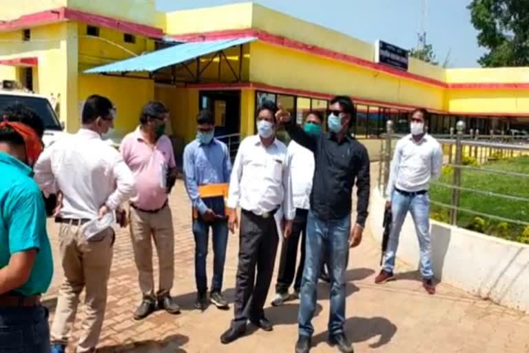 Collector and MLA inspected health-center