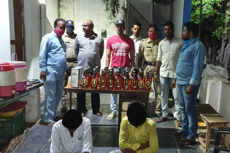 police seized illeagal liquore