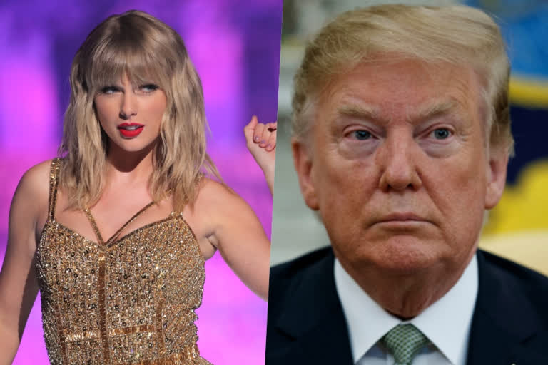 taylor swift, donald trump, ETVbharat