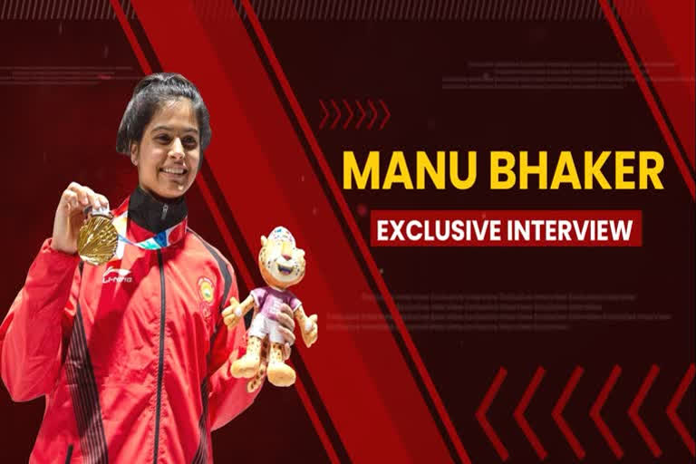 indian shooting queen manu bhaker exclusive interview with etv bharat