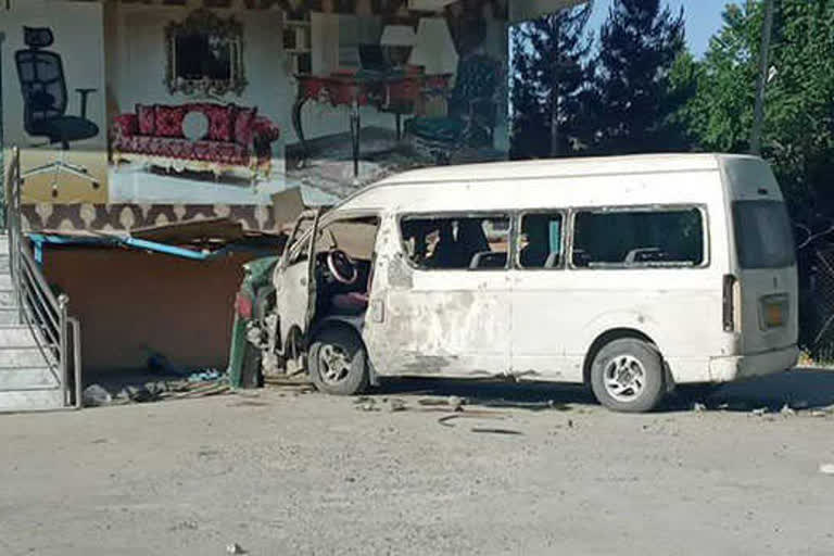 who claimed responsibility for the attack on khurshid tvs car in kabul