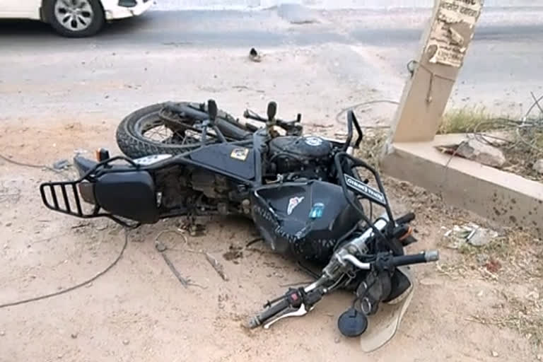 bike accident near by patel apartment in medchal district