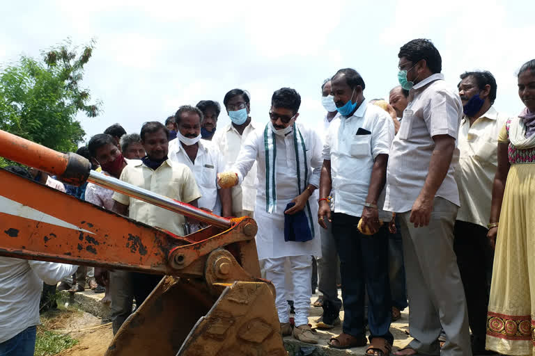 canal work started at narsayyapeta in visakha