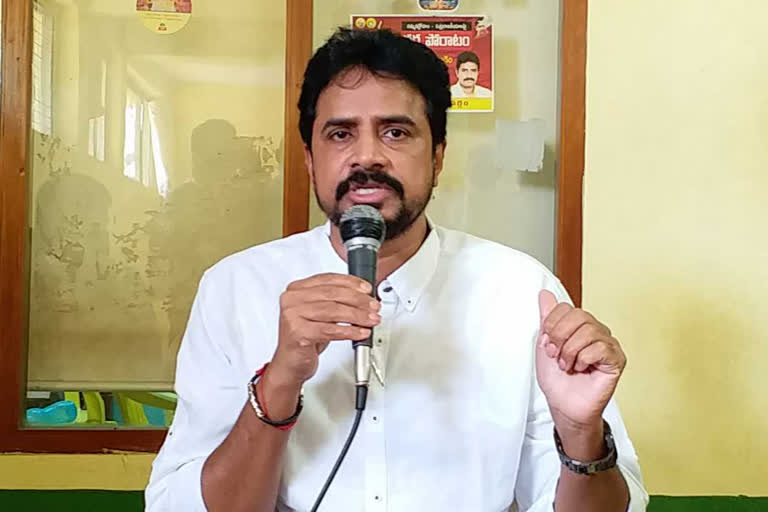 former mla aarimilli radhakrishna criticises ycp government