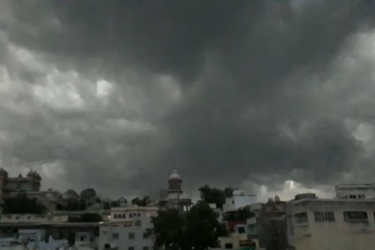 तेज बारिश, उदयपुर में बदला मौसम, Weather udaipur, heavy rains in Udaipur