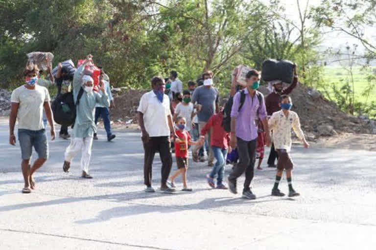 migrant labour is leaving delhi