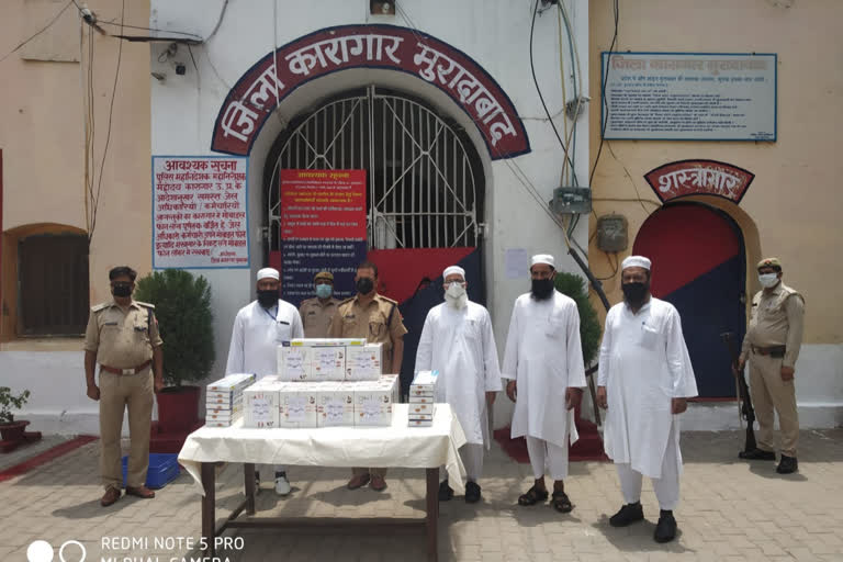 مرادآباد: جمعیتہ علماء ہند کی جانب سے جیل میں پنکھا تقسیم کیا گیا