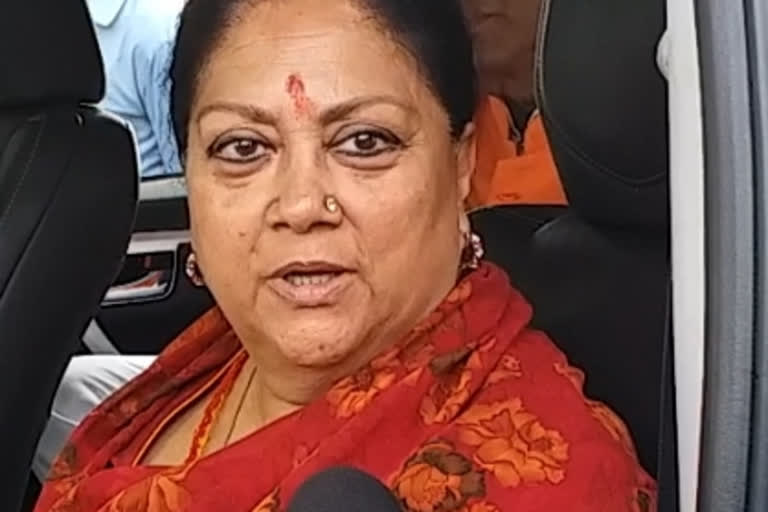 jaipur news, bjp leader Vasundhara Raje, buses for bone immersion