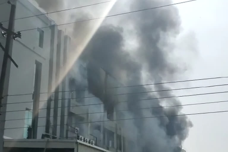 Operation underway to douse fire at mattress factory in UP