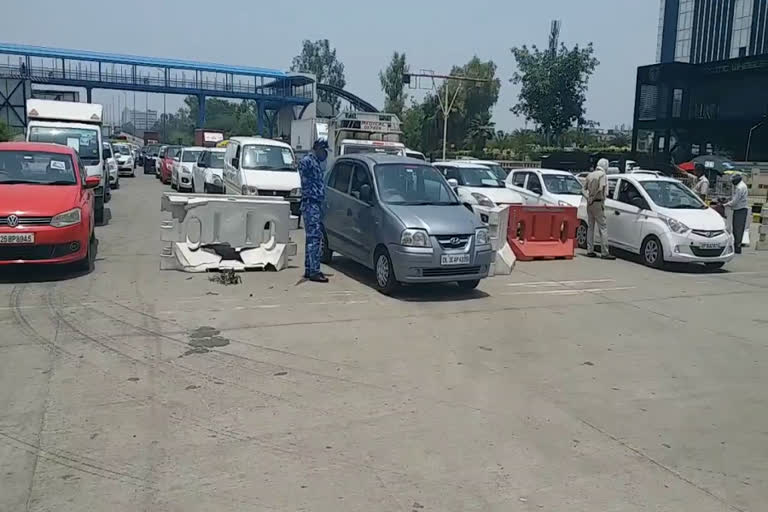 faridabad badarpur border seal