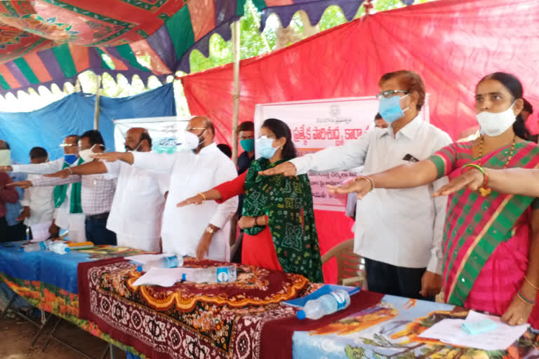 palle prgathi program in kodavatoor village in jangaon district