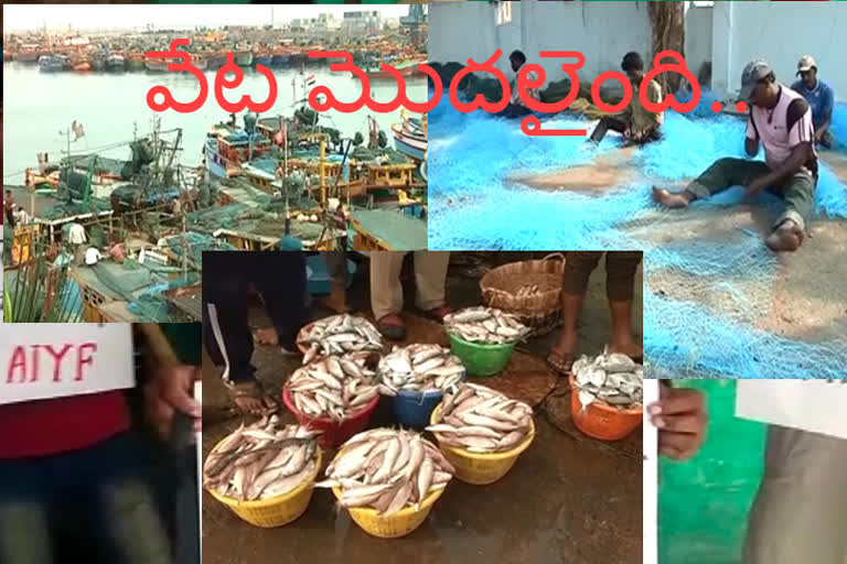 fishing starting in vizag harbour