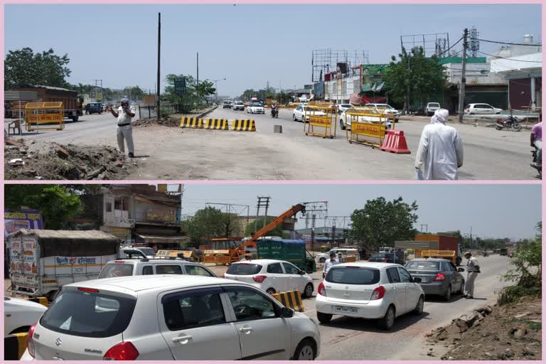 delhi singhu border may be  seal due to lockdown and covid 19