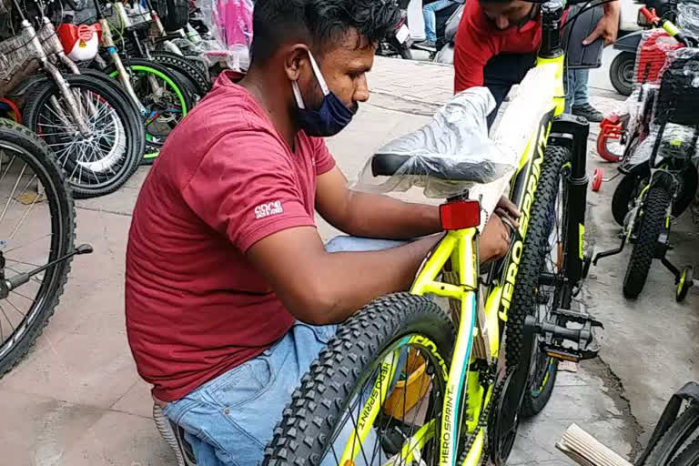 Sales of bicycles increased during lockdown