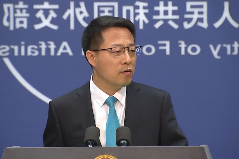 Chinese foreign ministry's spokesperson Zhao Lijian