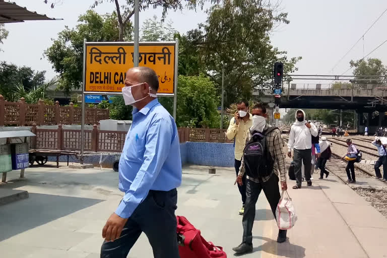 train again running started in unlock 1  delhi cantt railway station