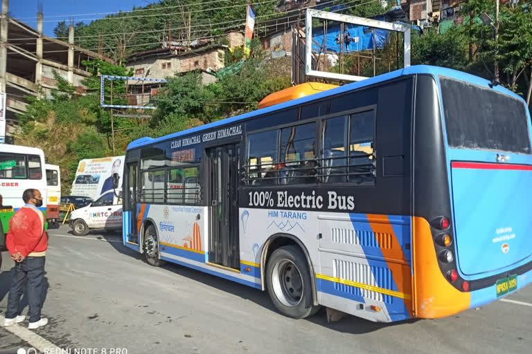 HRTC buses start in himachal