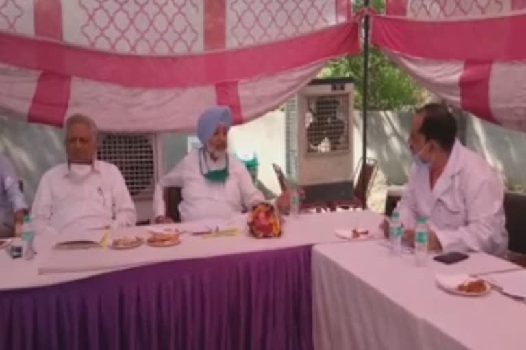 balbir sidhu and rana kp visit nangal