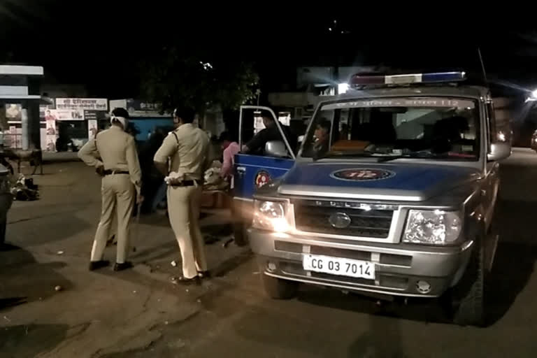 forcefully closed shop in raipur