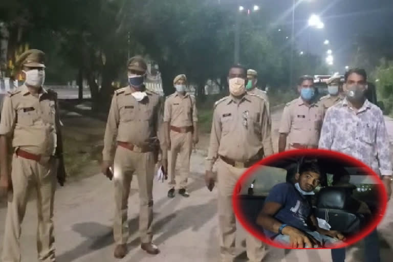 Encounter between police and miscreants in noida