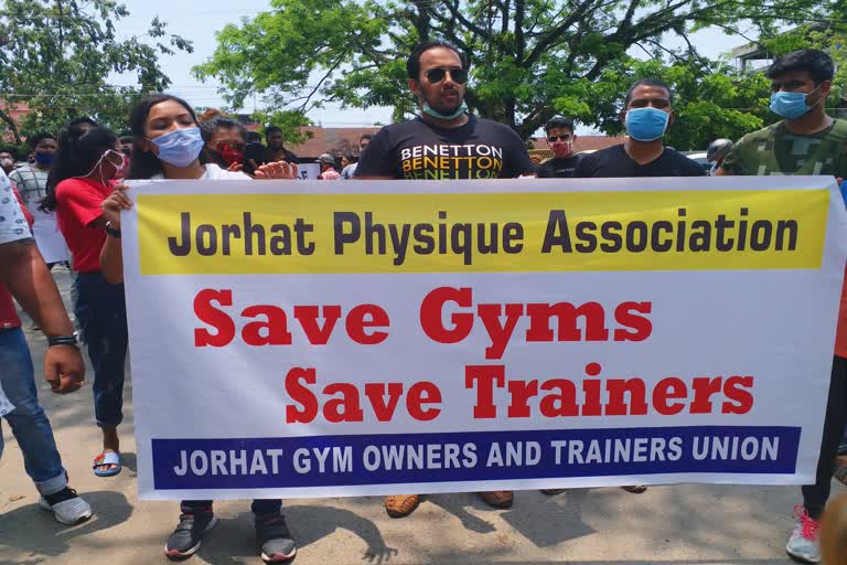 gym owner protest for rights