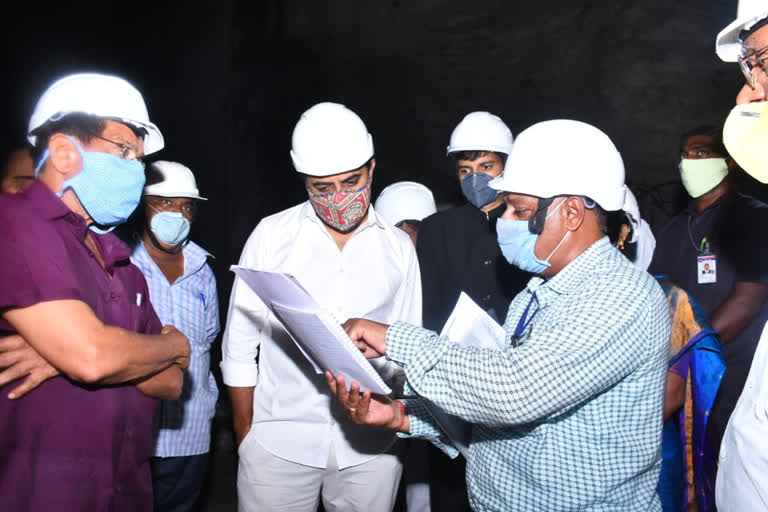 ktr inspected malkapeta reservoir works in rajannasirisilla