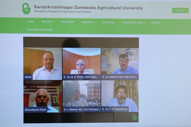 Dantiwada Agricultural University hosts webinar on desert locust behavior management