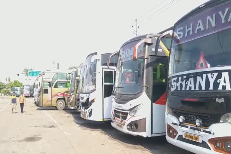 bus service ban in unlock-1 in ranchi