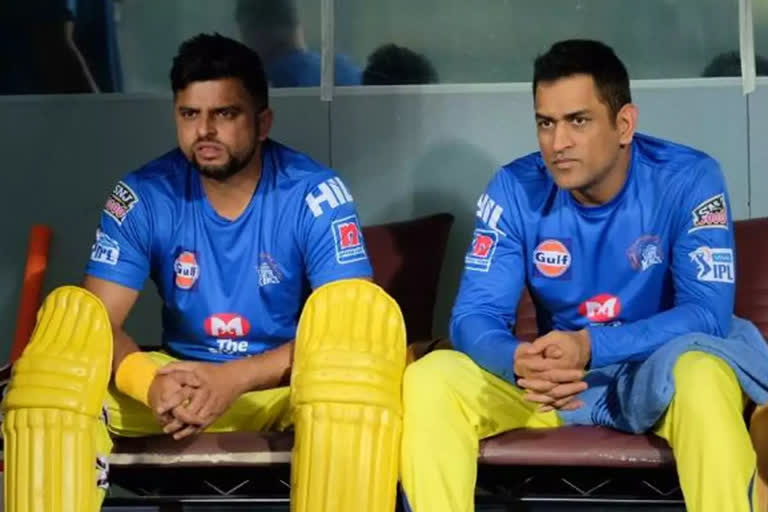 Suresh Raina and MS Dhoni