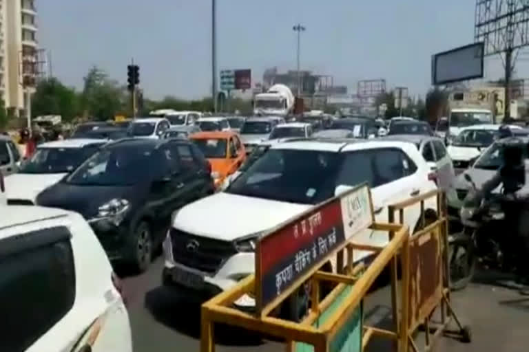 jam on the Delhi-Ghaziabad border