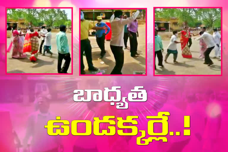 medical-staff-dances-in-bellampalli-isolation-center-at-manchiryala-district