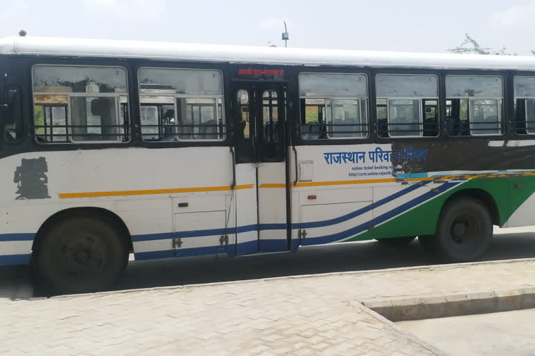 Bus service started from Barmer, बाड़मेर से बस सेवा शुरू, बाड़मेर से जोधपुर और जैसलमेर रूट