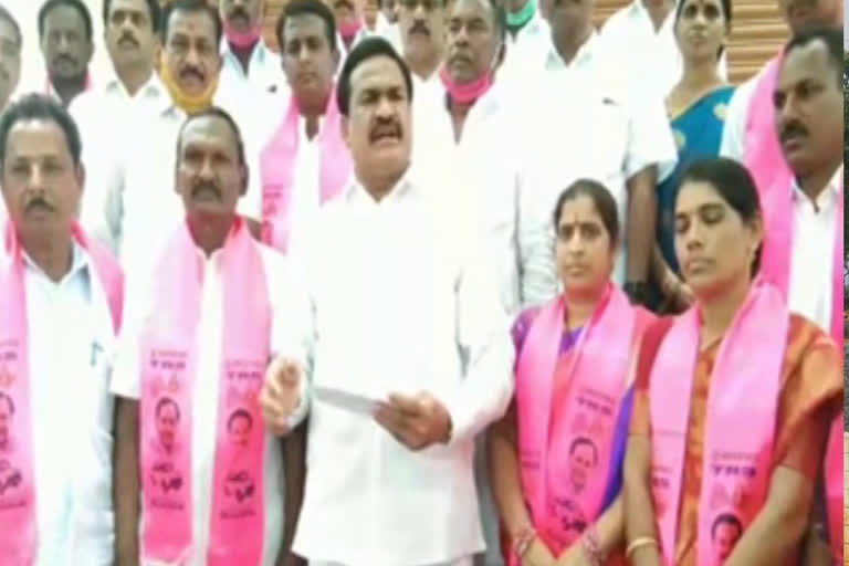 Kamareddy District MPP, MPTC, Sarpanch, Ward Members joined Trs