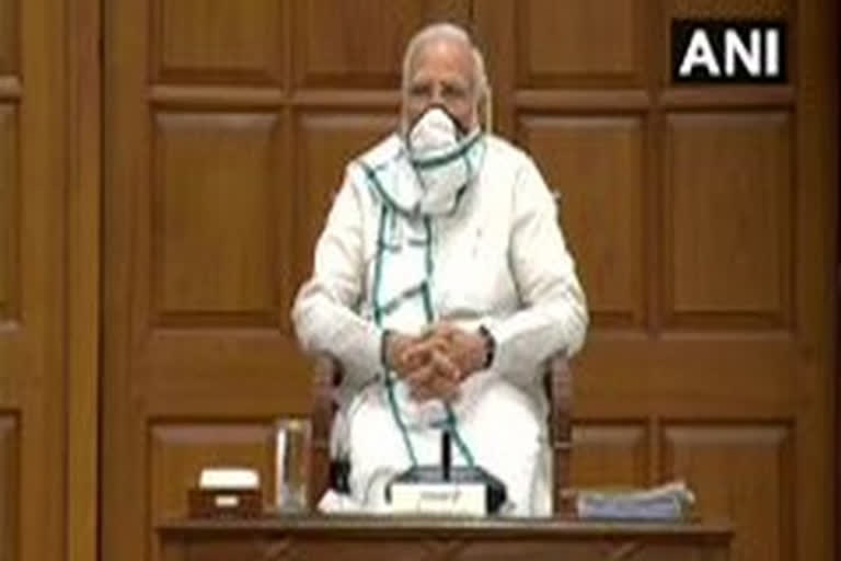 PM Narendra Modi  Narendra Modi  Union Cabinet meeting  Modi chairs Union Cabinet meeting  Newdelhi  ന്യൂഡൽഹി  പ്രധാനമന്ത്രി  നരേന്ദ്ര മോദി  കേന്ദ്ര മന്ത്രിസഭാ യോഗം  നിർമല സീതാരാമൻ