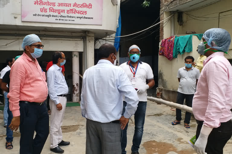 corona positive patient in azamgarh