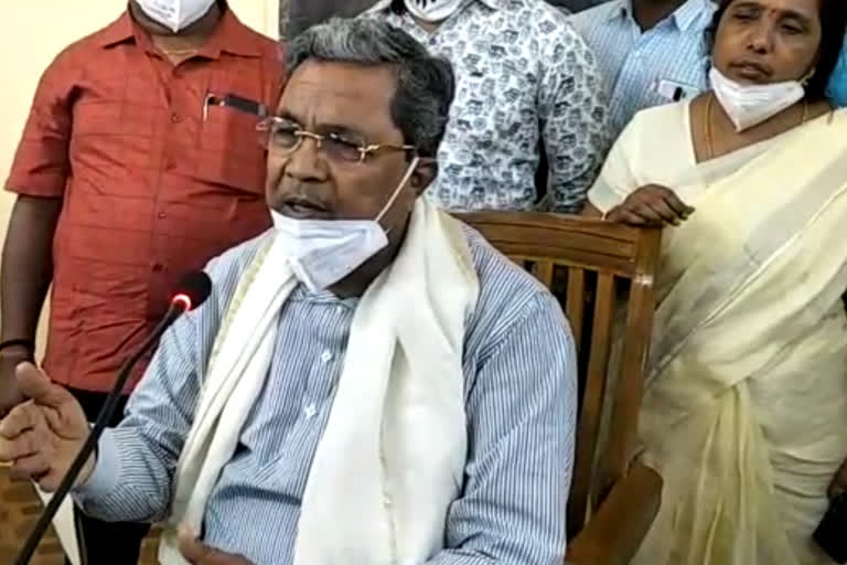 we are not responsible if the government collapses there is dissidness in BJP: siddaramaiah