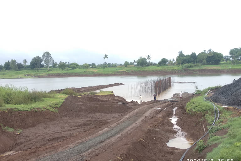 Rajapur Barrage Krishna River Water Release