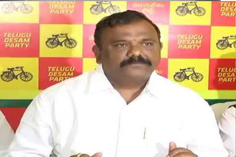 tdp leader yarapathineni srinivas criticises ycp government