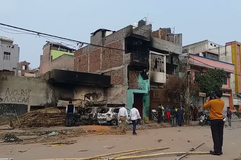 Riot affected areas of north-east Delhi