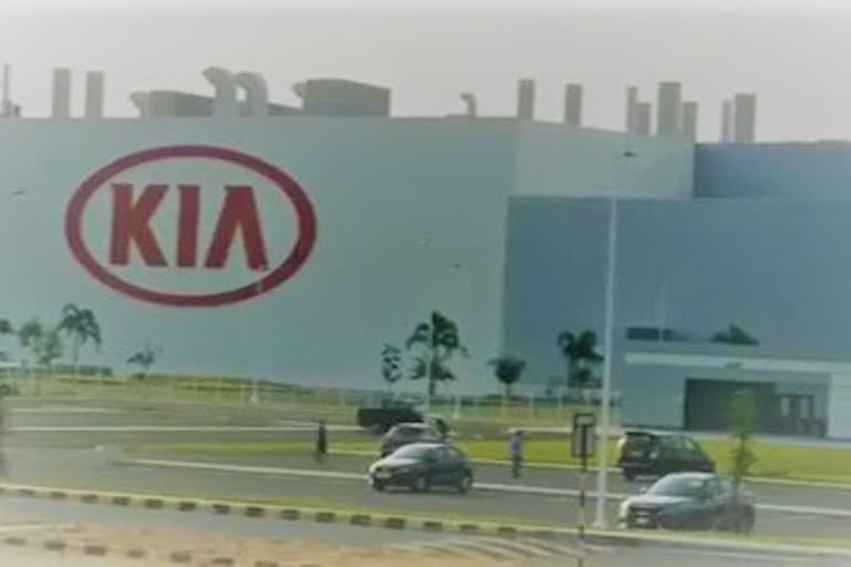 Corona positive to  Kia employee  in anantapur district