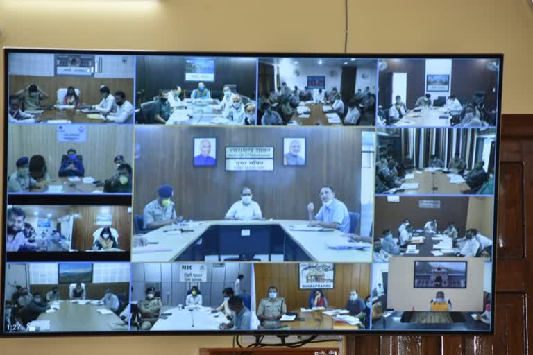 cm-trivendra-singh-rawat-took-review-of-kovid-19-with-video-conference