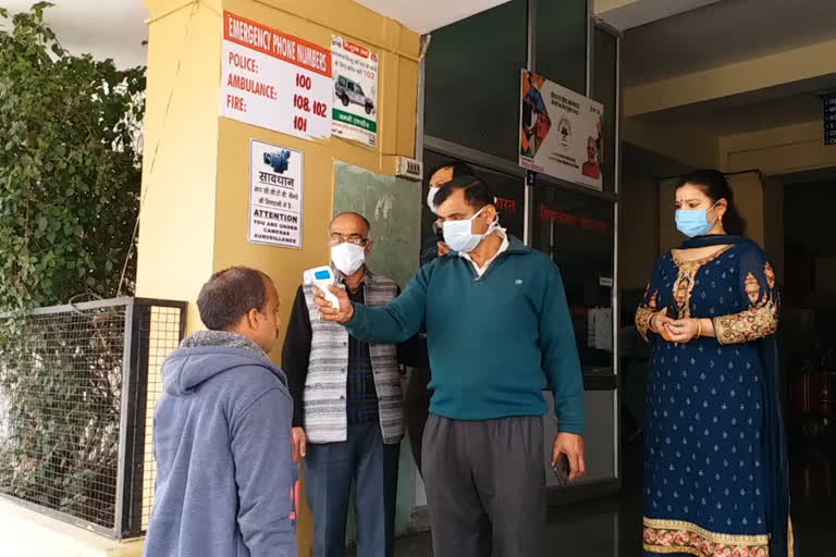 corona-infected patient in bilaspur.