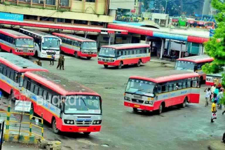 ಕರ್ಫ್ಯೂ ಅವಧಿಯಲ್ಲಿ ಸಾರಿಗೆ ಬಸ್​​ಗಳ ಸಂಚಾರ