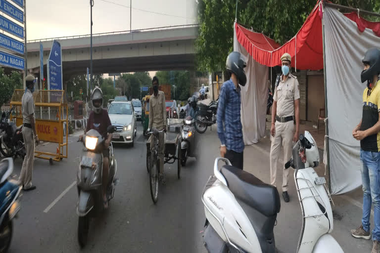 Delhi Police  aware people to follow traffic rules in delhi