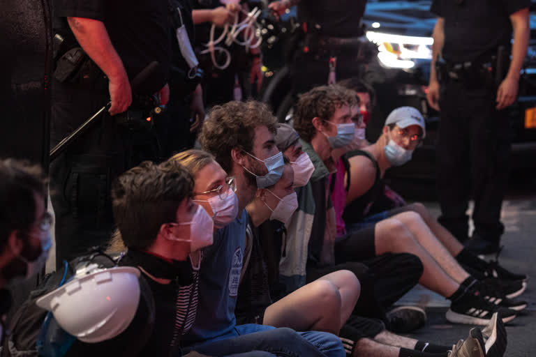 Protesters in Seattle