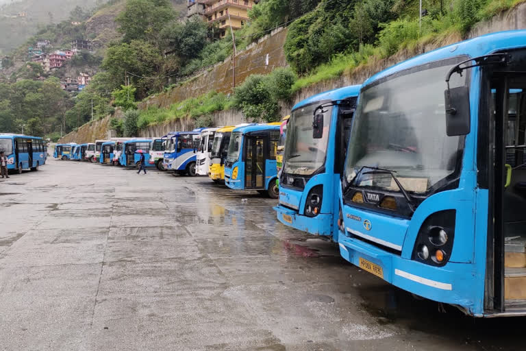 HRTC bus routes closed in Aani