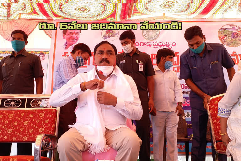 Minister Errabelli Dayakar Participated In  Palle Pragathi