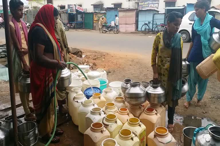 Donation of water in summer season in ashoknager